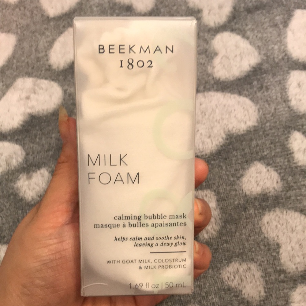 Calming bubble mask
